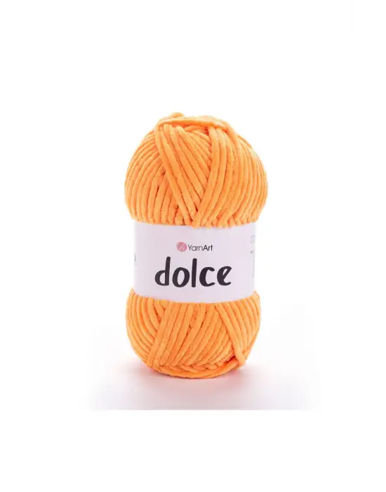 Dolce - Kadife El Örgü Ipi Turuncu-852