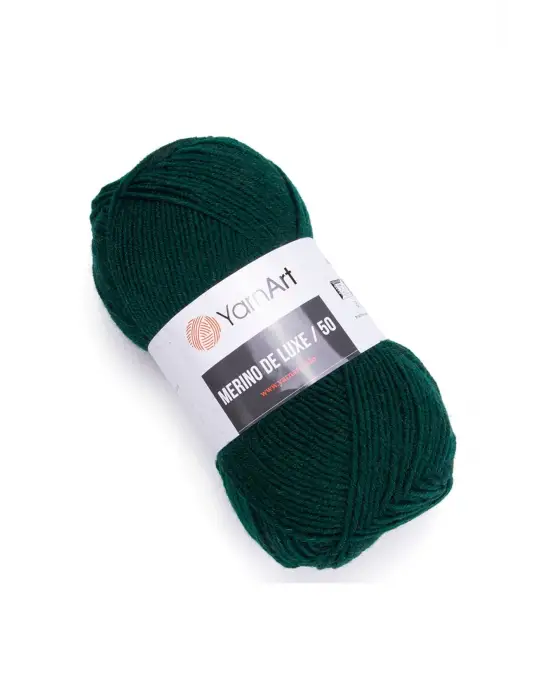 Merıno De Luxe 50 - El Örgü Ipi Yeşil-590
