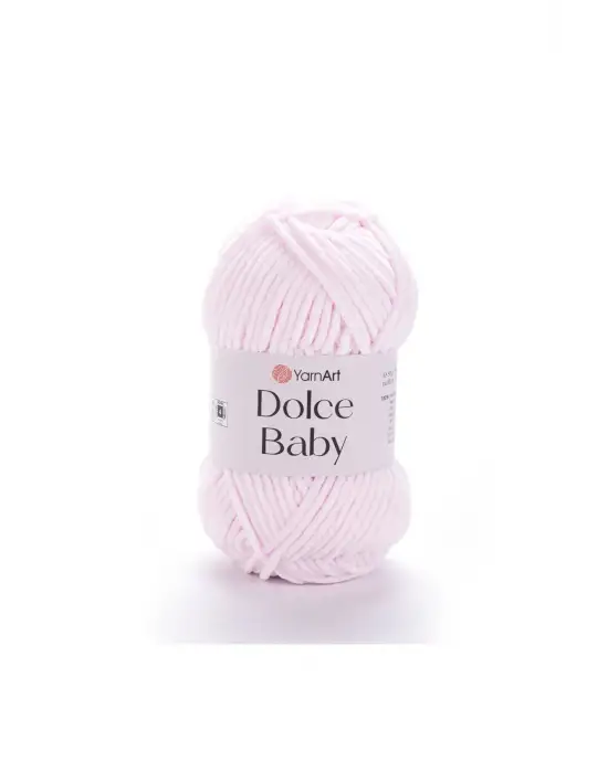 Dolce Baby - Kadife, Bebek El Örgü Ipi Toz Pembe-781