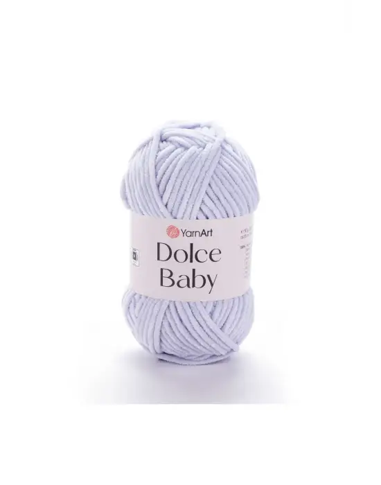 Dolce Baby - Kadife, Bebek El Örgü Ipi Buz Mavisi-776