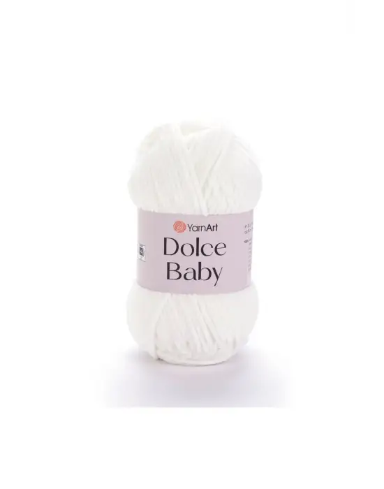 Dolce Baby - Kadife, Bebek El Örgü Ipi Krem-745