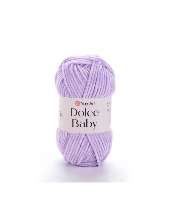 Dolce Baby - Kadife, Bebek El Örgü Ipi Lila-744