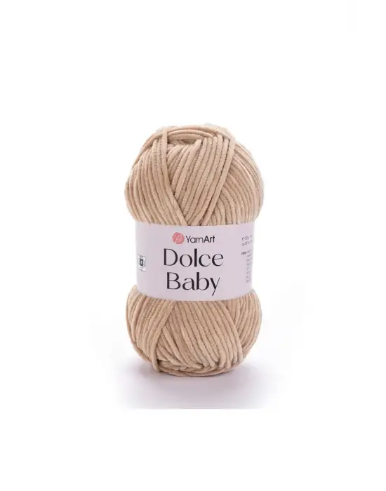 Dolce Baby - Kadife, Bebek El Örgü Ipi Bej-747