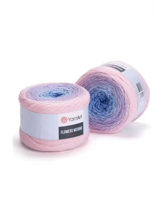 Flowers Merıno Ebruli El Örgü İpi Ebruli-551
