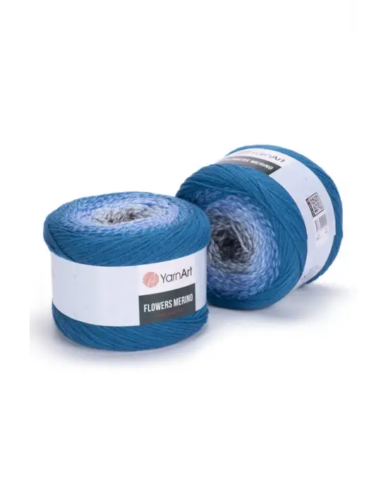 Flowers Merıno - Ebruli El Örgü Ipi Ebruli-540