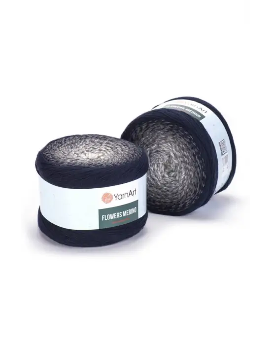 Flowers Merıno - Ebruli El Örgü Ipi Ebruli-532