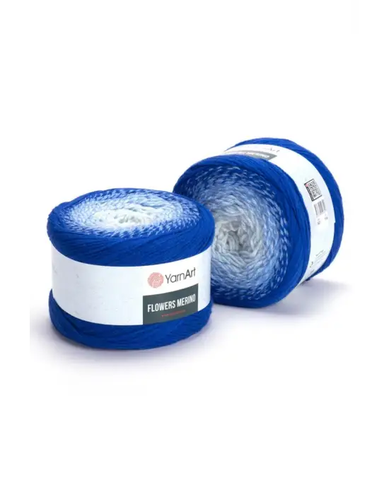 Flowers Merıno - Ebruli El Örgü Ipi Ebruli-543