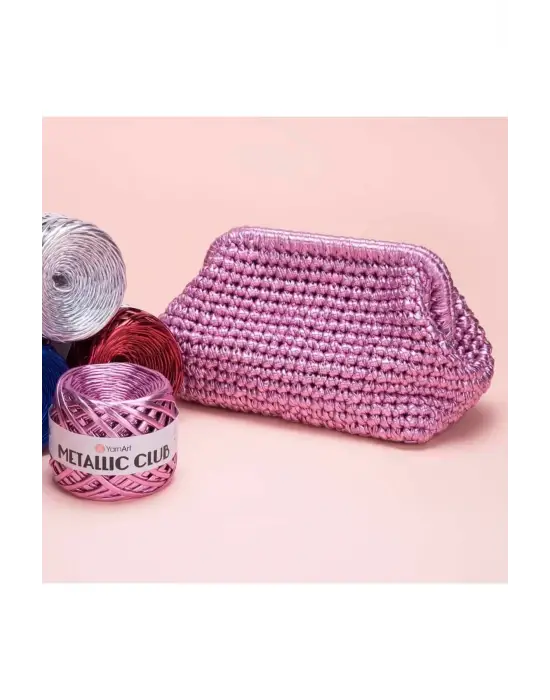 METALLIC CLUB - ÖRGÜ İPİ FOSFORLU YEŞİL-8122