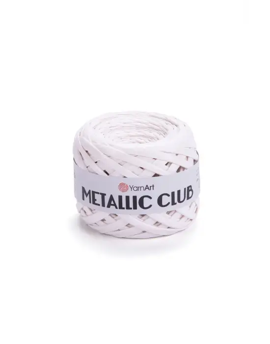 METALLIC CLUB - ÖRGÜ İPİ BEYAZ-8121