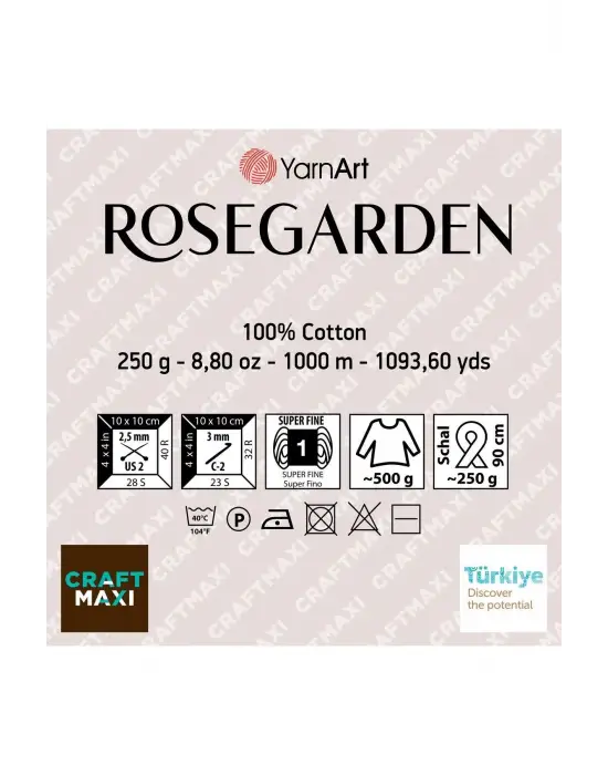 Rosegarden - Ebruli El Örgü Ipi Ebruli-305