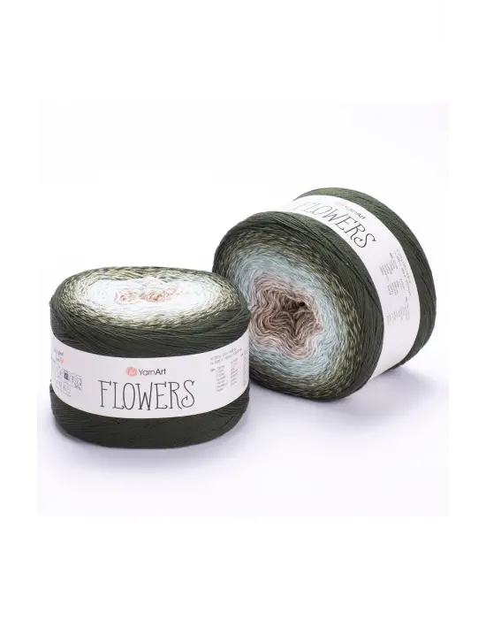 Flowers - Ebruli El Örgü Ipi Ebruli-311