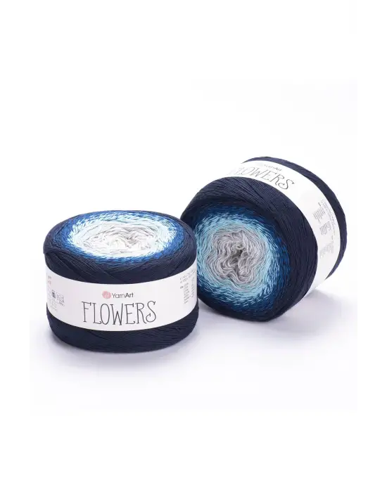 Flowers - Ebruli El Örgü İpi Ebruli-261