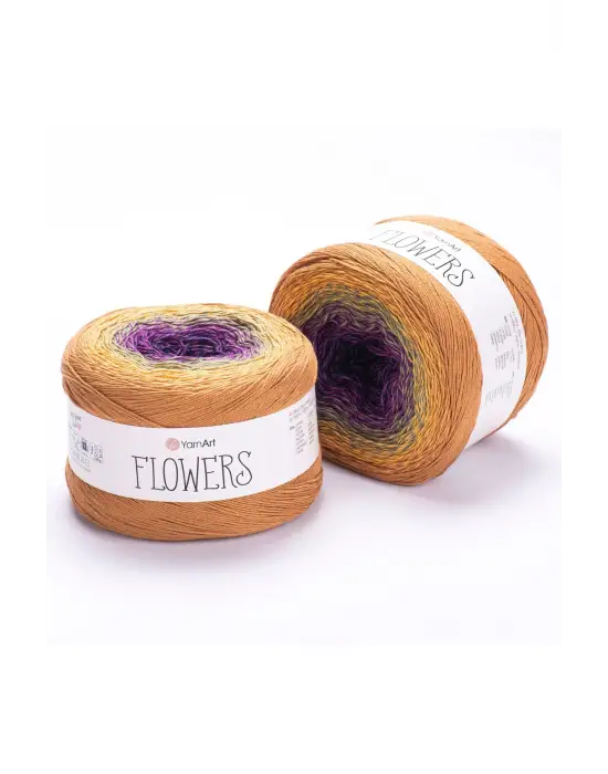 Flowers - Ebruli El Örgü İpi Ebruli-315