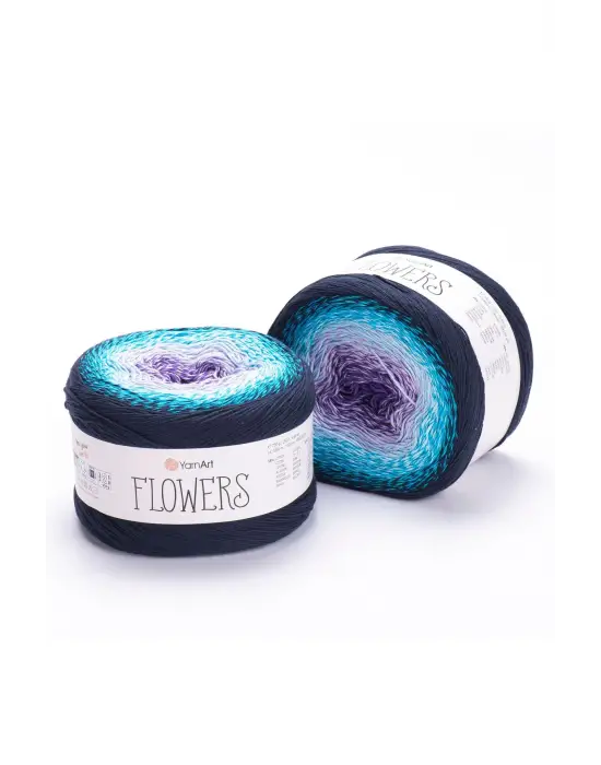 Flowers - Ebruli El Örgü Ipi Ebruli-254