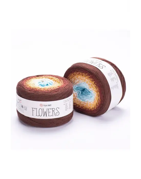 Flowers - Ebruli El Örgü İpi -296