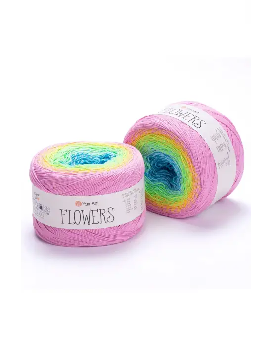 Flowers - Ebruli El Örgü Ipi Ebruli-312