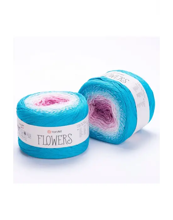 Flowers - Ebruli El Örgü Ipi Ebruli-294