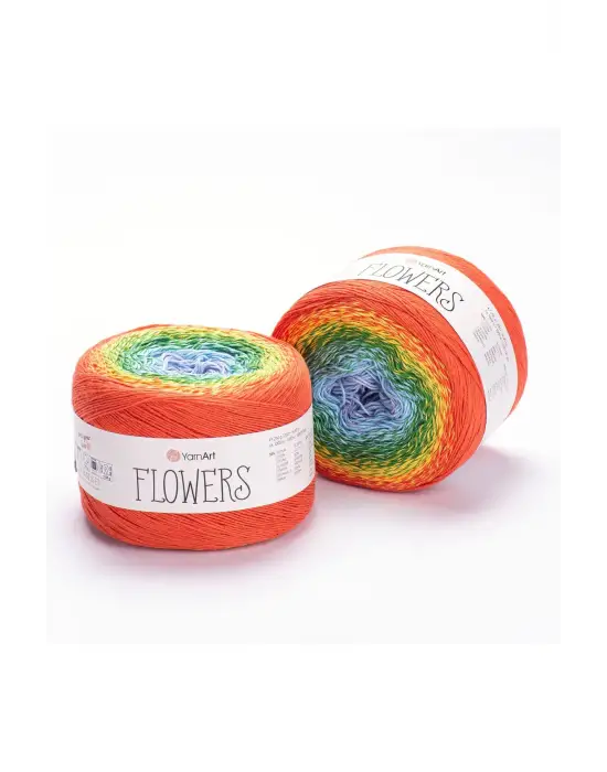 Flowers - Ebruli El Örgü Ipi Ebruli-255