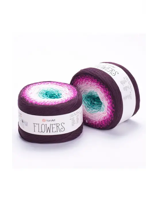 Flowers - Ebruli El Örgü Ipi Ebruli-301