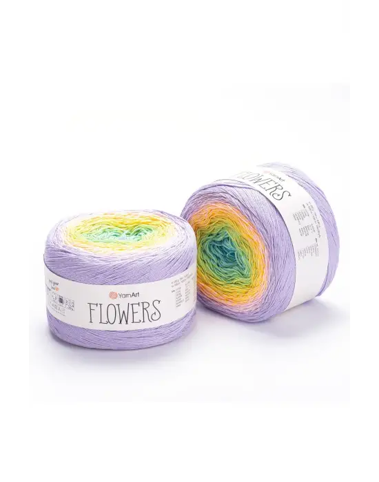 Flowers - Ebruli El Örgü Ipi Ebruli-285