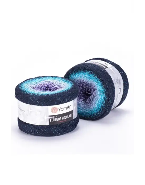 Flowers Moonlıght - Simli, Ebruli El Örgü Ebruli-3254