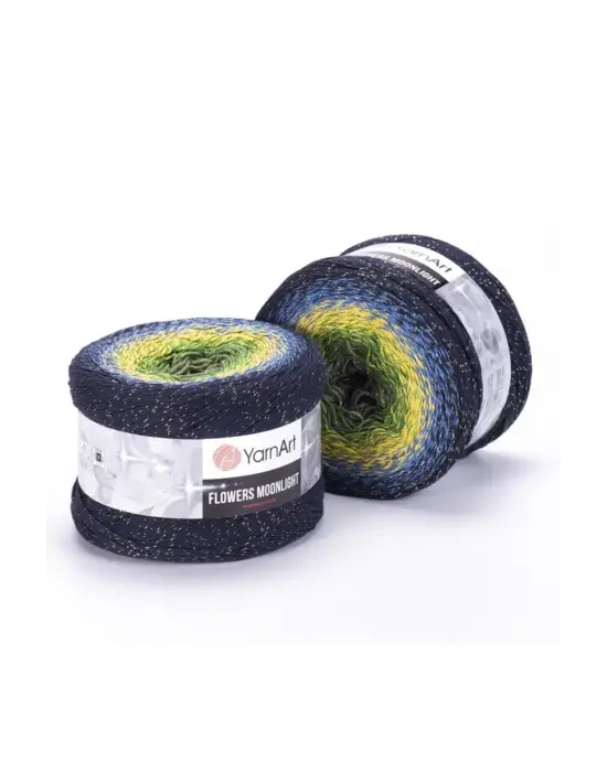 Flowers Moonlıght - Simli Ebruli El Örgü Ebruli-3250