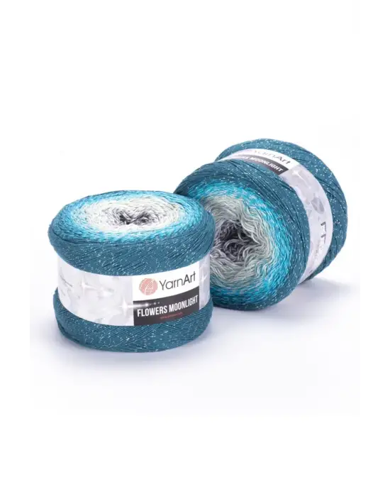 Flowers Moonlıght - Simli, Ebruli El Örgü Ebruli-3289