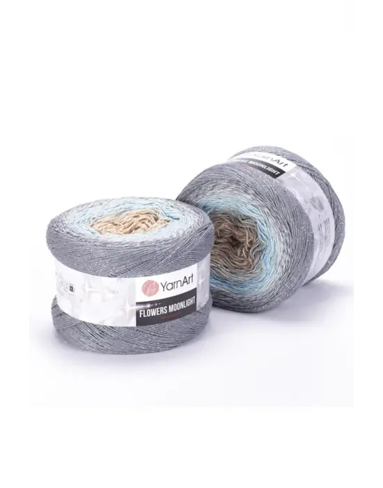 Flowers Moonlıght - Simli, Ebruli El Örgü Ebruli-3268