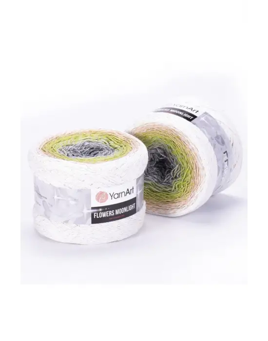 Flowers Moonlıght - Simli, Ebruli El Örgü Ebruli-3274