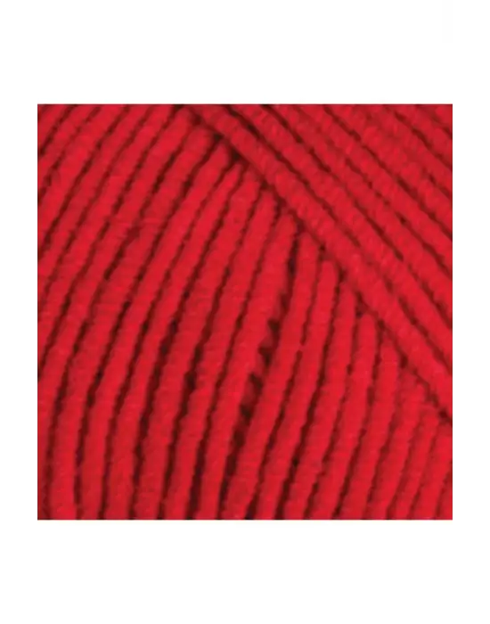 Jeans Amigurumi Örgü Ipi 5li Paket 90 Kırmızı Amigurimi Bebek Ipi