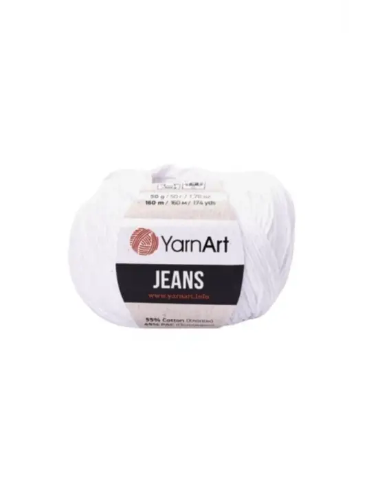 Jeans Amigurumi Örgü Ipi 5li Paket 62 Beyaz Amigurimi Bebek Ipi