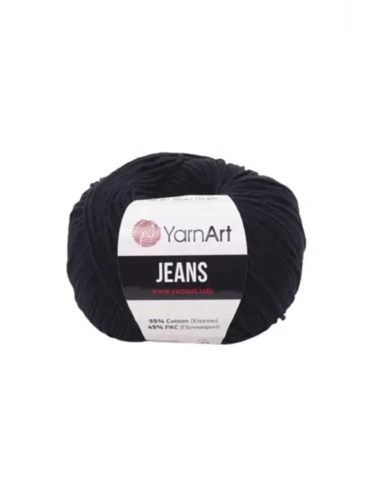 Jeans Amigurumi Örgü Ipi 5li Paket 53 Siyah Renk Amigurimi Bebek Ipi
