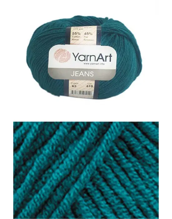 Yarn Art Jeans 63 Amigurumi İpi - Punch İpi - Örgü ipi - Yarnart