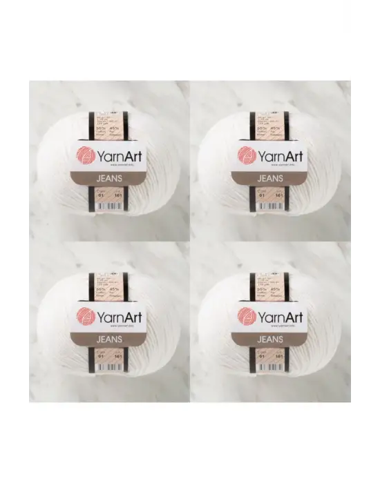 Jeans 01 4lü Paket Amigurimi Bebek Ipi