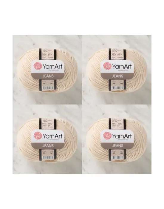 Jeans 05 4lü Paket Amigurimi Bebek Ipi