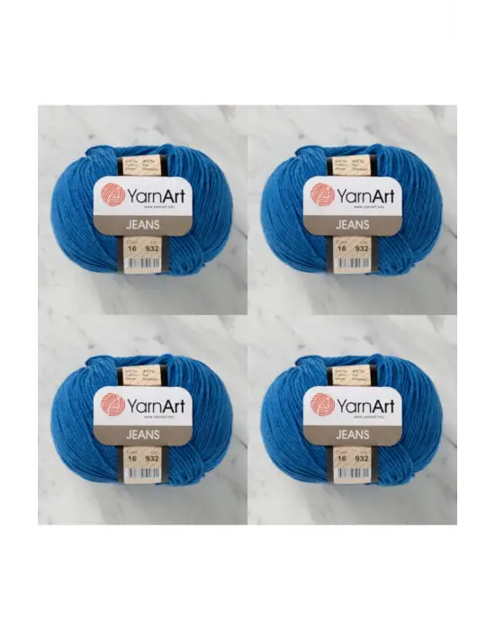 Jeans 16 4lü Paket Amigurimi Bebek Ipi