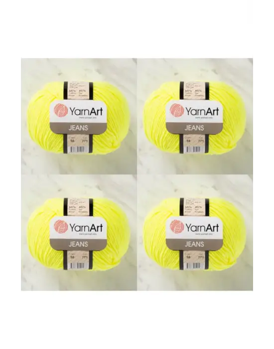 Jeans 58 4lü Paket Amigurimi Bebek Ipi