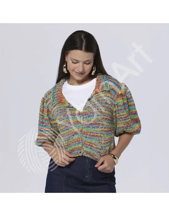 YarnArt Cotton Fusion El Örgü İpi – 100g 225m | %100 Pamuk, Hafif ve Yumuşak Doku | Yazlık Bluz, Çanta ve Aksesuar İçin İdeal