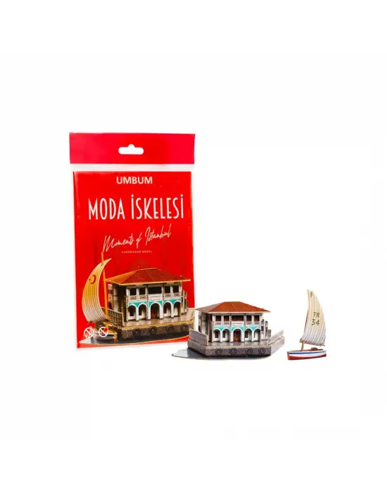 Moda İskelesi 3d Karton Puzzle Yapboz