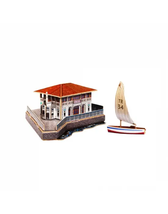Moda İskelesi 3d Karton Puzzle Yapboz