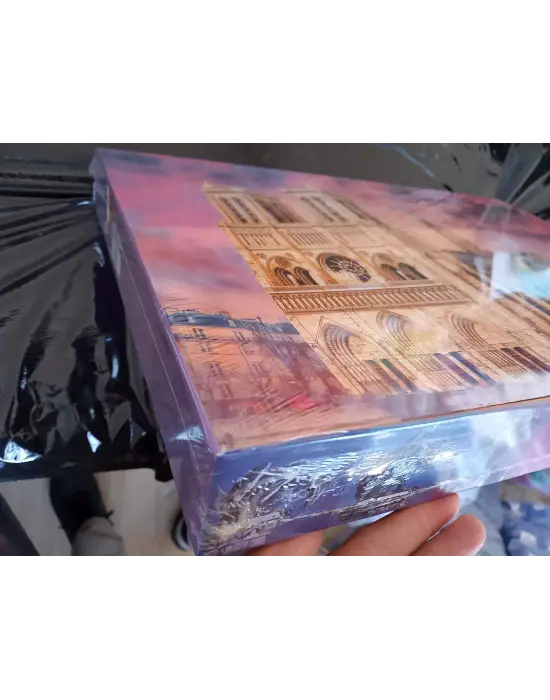 3D Yapboz Notre Dame De Paris Gerçekçi Kartondan Model 1/200 Ölçek 387 Parça 63 cm x 45 cm