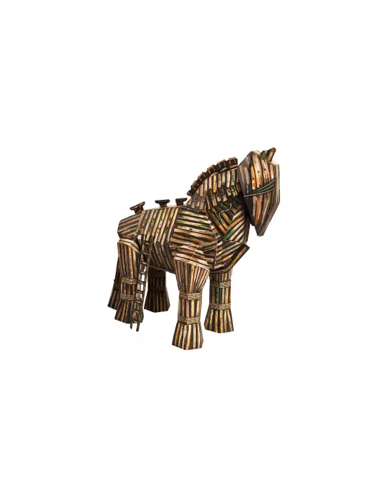 3D Yapboz Truva Atı Troy Gerçekçi Kartondan Model