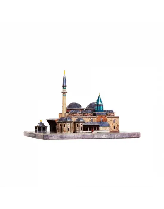 Mevlana Camii 3d Karton Puzzle Yapboz