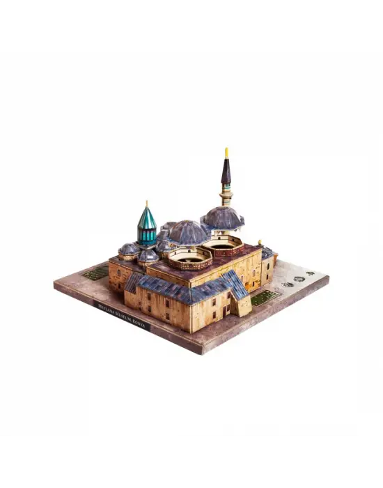 Mevlana Camii 3d Karton Puzzle Yapboz