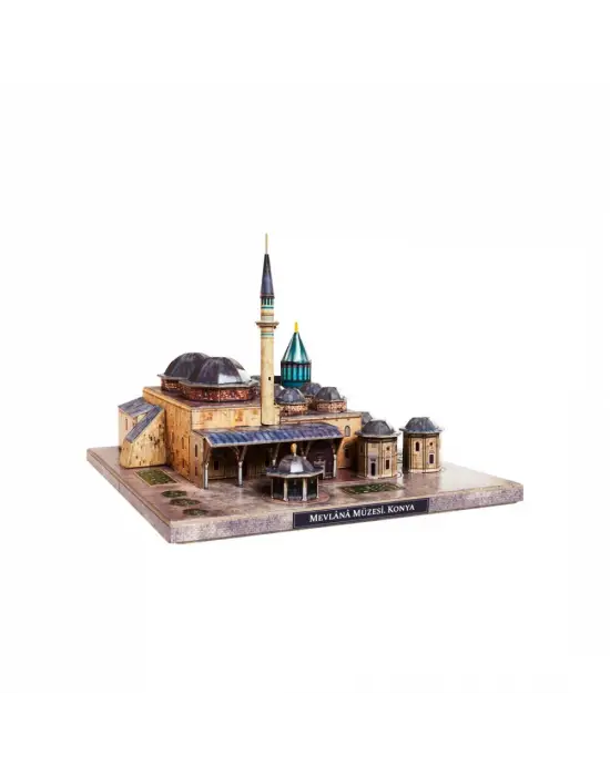 Mevlana Camii 3d Karton Puzzle Yapboz