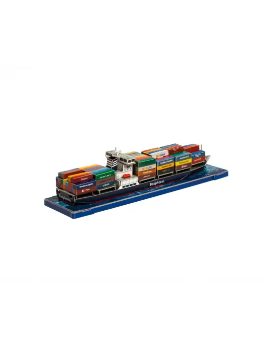 Yük Gemisi Bosphorus 3D Karton Puzzle Yapboz