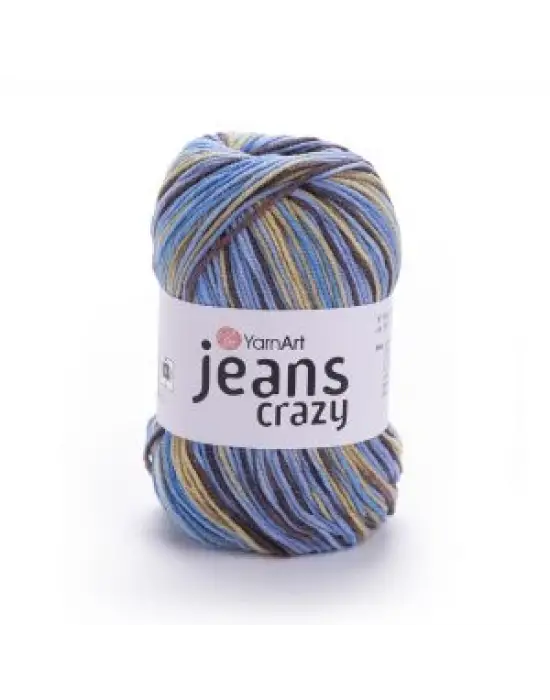 Jeans Crazy Ebruli El Örgü Ipi Ebruli-7202