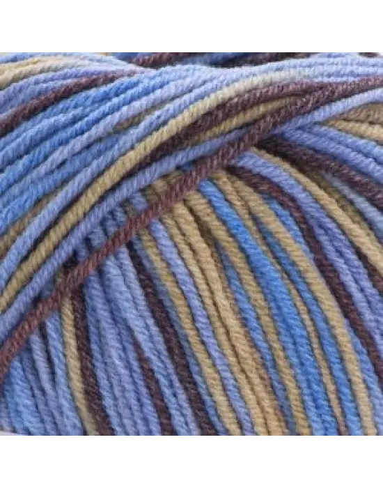 Jeans Crazy Ebruli El Örgü Ipi Ebruli-7202