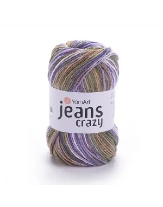Yarnart Jeans Crazy 5li SET Ebruli El Örgü Ipi No:7207