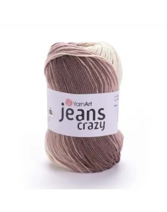 Yarnart Jeans Crazy 5li SET Ebruli El Örgü Ipi No:8201